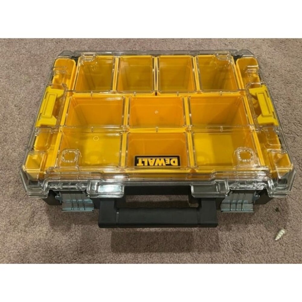 Tool Organizer, Small Parts Tool Box with Removable Compartments